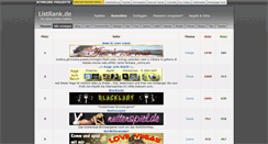 Desktop Screenshot of listrank.de